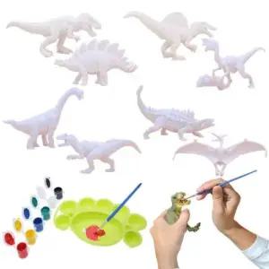 피규어 토이코 공룡 색칠놀이 / 공룡2종 4가지 타입 1세트