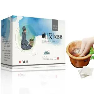 쑥과 생강이 들어간 30개입 허브 족욕제 일상 을 위한 편안한 발 목욕 900g 천연 식물 기반 포뮬러 泡脚？包