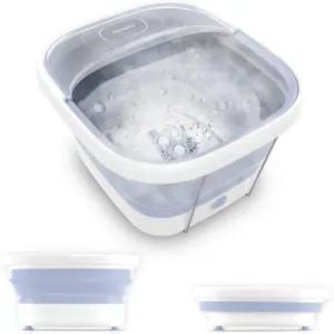 호메딕스 스마트 스페이스 에센셜 접이식 족욕기 활력을 불어넣는 버블 마사지 히트킵 기술 특허받은