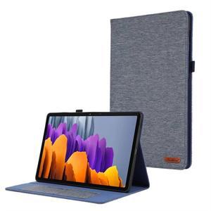 호환 삼성 탭 S10 FE 케이스 10.9 인치 소프트 패브릭 플립 스탠드 태블릿 쉘 Funda 갤럭시 Coque SM-X520