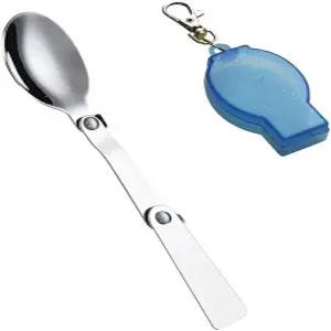 휴대용 여행용 캠핑 스푼 긴 손잡이 접이식 보온병 케이스 열쇠고리 하이킹 피크닉 야외 수납함 차 커피