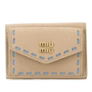 샌드 가죽 컴팩트 지갑 5MH0212IIB F05DQ