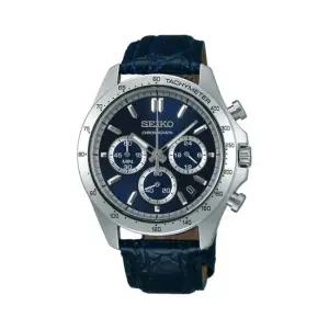 세이코 SBTR019 셀렉션 크로노그래프 남성 가죽 시계