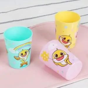[에이치플러스몰]아기상어컵 핑크퐁 아기 안전 컵 세트