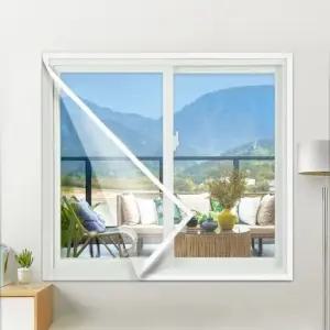 붙이는 방충망 셀프 교체 찍찍이 모기장 100x100cm