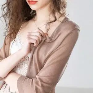 봄 여름 살랑 롱 로브 여자 노버튼 가디건