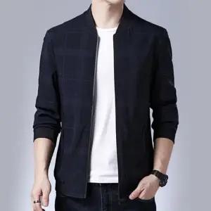 경량 바람막이 점퍼 간절기 체크 봄버 자켓 상의