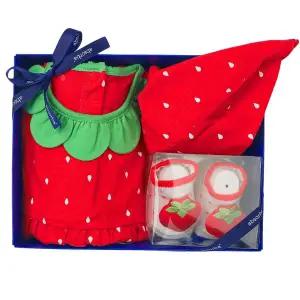 갤러리아 (압소바출산,백일선물)트로이무소바디슈트(모자)+스니커즈세트(A1