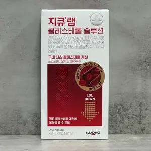 일동제약 지큐랩 콜레스테롤 솔루션 30캡슐 x 1개