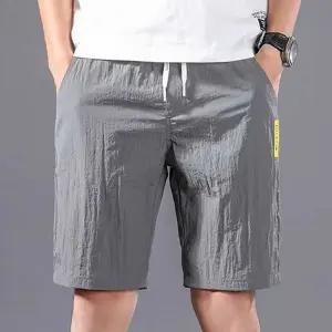 편한 밴딩 반바지 캐주얼 외출복 시원한 여름 반바지 uoC7+2BUr