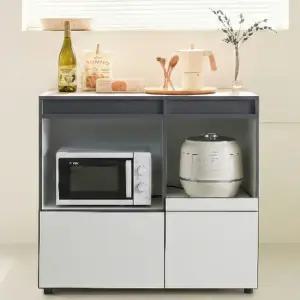 로엔 990 광폭 멀티렌지대 오픈형 주방수납장 주방 정리장