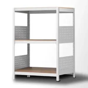 홈던트하우스 주방선반 사이드 파티션선반 3단 800x400x1200