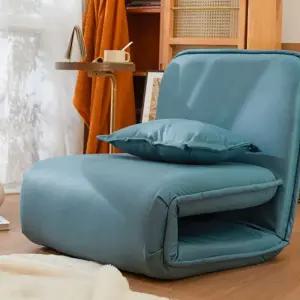 간이 접이식 1인 1인소파베드 페브릭 의자 베드 쇼파