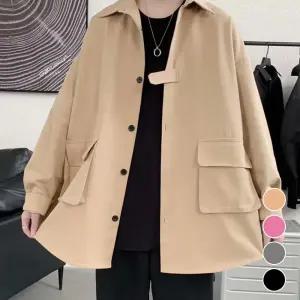 남자셔츠자켓 남자 간절기 포켓 셔츠 자켓 URD-119