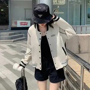 ( )여자블루종봄아우터 바시티봄가을자켓 여자항공점퍼봄겉옷 얇은점퍼바시티자켓