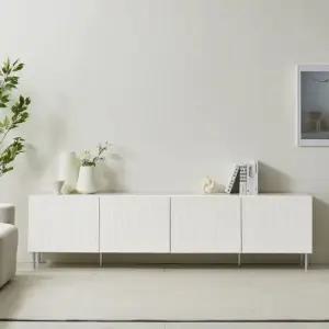 라움 템바보드 수납 티비다이 높은 거실장 2000 NDD175