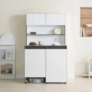 루멘 1000 광폭 로봇청소기 수납장+상부장 BOS121