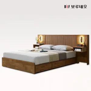 앳홈 몽베르 템바보드 서랍수납 침대+독립매트리스 SS 패널미포함)