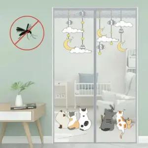 아트박스 아도라하우스 자석 모기장 원터치 방충문 셀프 문모기장 90x210cm