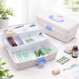 국산 대형 13종 상비약 세트 구급상자 구급함 약품 약통케이스 응급키트 약 보관