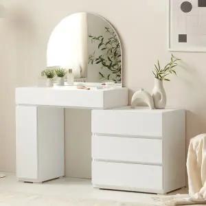 코코넛 확장형 화장대+거울 BJM109