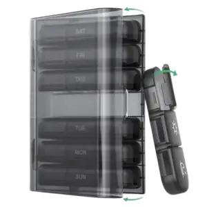 아침 점심 저녁 소분 하루3번 요일별 약정리함 약상자 여행용약통