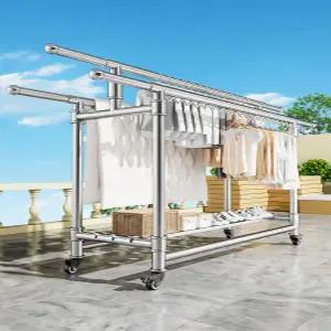 대형 건조대 옷걸이 실외 실내 빨래 베란다 마당 빨랫대