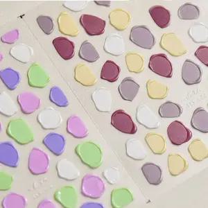 네일아트 멋짐 뿜뿜 씰링 데코 5D 엠보스티커 4종 jJD6+3zrc