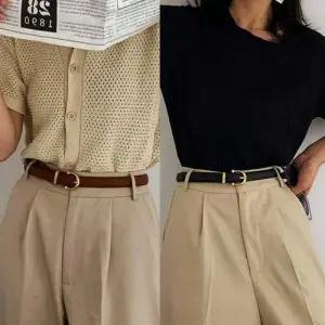 3컬러 편한 라인 벨트 여성 패션 슬림 WFFOD2H