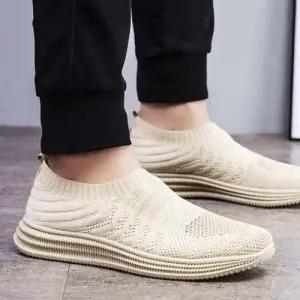 남성 니트운동화 캐주얼슬립온 스니커즈 화 WFFPPOC