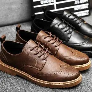 캐주얼 남자 플랫 구두 남성화 베이직 로퍼 WFFPMXU