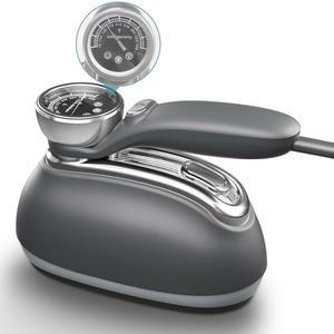 킬로즈 의류용 찜기, 1개의 찜기 2개, 1200W 스팀 다리미, 3레벨 온도계 디스플레이 대시보드 여행 180 회전식 휴대용 핸드헬드, 가열, 물탱크, 120V