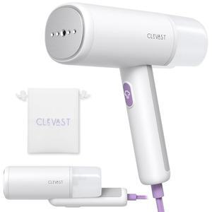 CLEVAST 의류용 찜기 - 휴대용 의류 찜기, 접이식 여행용 크기, 주름 제거기, 30초 빠른 가열, 1000W 강력한 증기 출력, 120V 전용