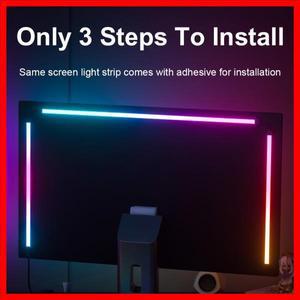 스마트 주변 TV 조명 디스플레이 동기화 LED RGB PC 백라이트 분위기 빛 라마단 장식 램프 색상 DIY 파티