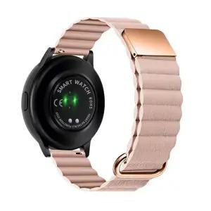 자석식 시계줄 반버튼 갤럭시워치4 가죽밴드 44mm 40mm 5 [fC79798]