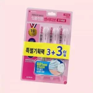 엘지생활건강 페리오 잇몸전문 센서티브 초극세모 3+3입 4580302