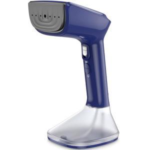 의류용 찜기 - 1800W 강력한 스팀, 습식 및 건식 다림질을 위한 2가지 모드, 20초 빠른 가열, 내열 장갑이 있는 분리 가능한 물탱크 주름 제거. 120V 국가 전용.Blu