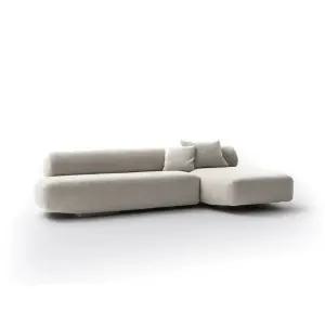 구름 라운드 모듈소파 패브릭 아쿠아 소파 스크래치방지 방수 3인용