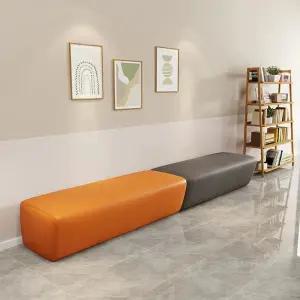 의자 긴의자 가죽 벤치 소파 도서관 휴게실 대기실