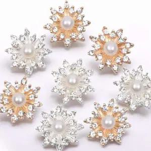 미니 플라워 진주 장식품 꽃 부자재 꾸미기 예쁜 DIY