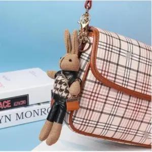 [패션] 토끼 모양 가방 장식 커플 소품 인형 열쇠고리 액세서리