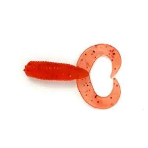 [골드스마일]트윈테일 그럽웜 1.5 2인치 50개입 005 포피레드_블랙펄