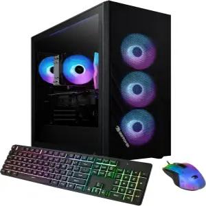 iBUYPOWER 스케일 게이밍 PC 데스크탑 AMD Ryzen 5 8400F CPU NVIDIA GeForce RTX 5050 8GB GPU 16GB DDR5