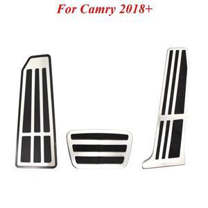 도요타 캠리 아발론용 페달, 렉서스 ES 250 300h 350 2018 + 가스 데드 보호 커버, 레스트 패드 액세서리