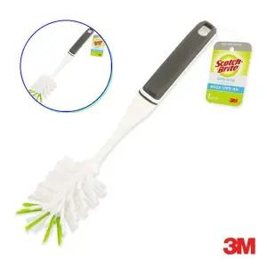 쌍문상회 3M 유리병 브러쉬 1723 젖병솔 병세척솔 병닦이 스카치브라이트솔