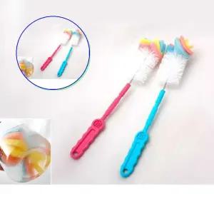 쌍문상회 병닦는솔 텀블러세척솔 물병솔 물통설거보온병 젖병 브러쉬 33CM