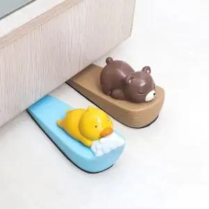 방 문 쾅 닫음 충격 방지 쿠션 도어 콕 스토퍼 곰 문고정 장치 문소음 문소리 방문
