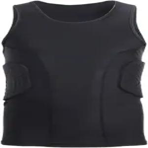 보호 패드 압축 셔츠 농구 축구 럭비용 갈비뼈 조끼 기능성 스포츠 언더레이어