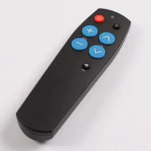 스마트 간편 조작 소형 블랙 어르신 범용 리모컨 편리한 버튼