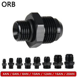 AN4 AN6 수컷에서 AN8 수컷으로 변환하는 ORB 어댑터 O-링 피팅 AN10 리듀서 스트레이트 커플러 유니온 오